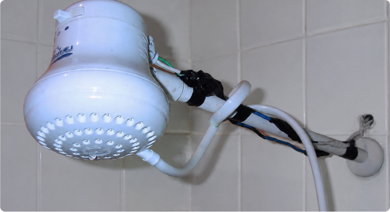 Electrit Shower Head v1 - Home Maintance Kenya Nairobi - Fixo Solutions ProBuilders Kenya v1